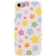 TPU чехол "SM" светящийся (Glow in the Dark) для Apple iPhone 7/8 (4.7") звезды