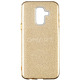Чехол силиконовый Remax Glitter Samsung J610 Galaxy J6 Plus золотистый