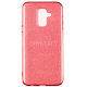 Чехол силиконовый Remax Glitter для Samsung J610 Galaxy J6 Plus красный