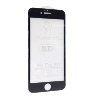 Защитное стекло 5D для iPhone 6/6s черное