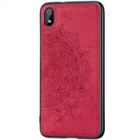 TPU+Textile чехол Mandala Xiaomi Redmi 7A с 3D тиснением красный