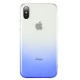TPU+PC Epik Ombre для iPhone XS Max (6.5") синий