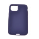 Чехол Glass Case для iPhone 11 Pro синий без лого