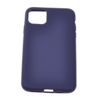 Чехол Glass Case для iPhone 11 Pro Max синий без лого