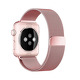 Ремешок металлический Milanese Loop (magnetic) для Apple Watch 38/40mm розовый