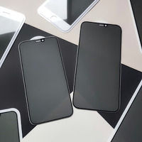 Защитное стекло Anti-Spy для iPhone 13 Max черное