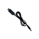 USB кабель с преобразователем напряжения с 5V на 12V 0,5А 5.5 х 2.1 мм DC для роутера