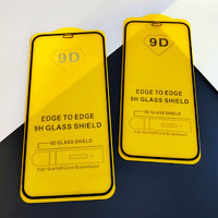Защитное стекло 9D для Realme 3 Pro (черный)
